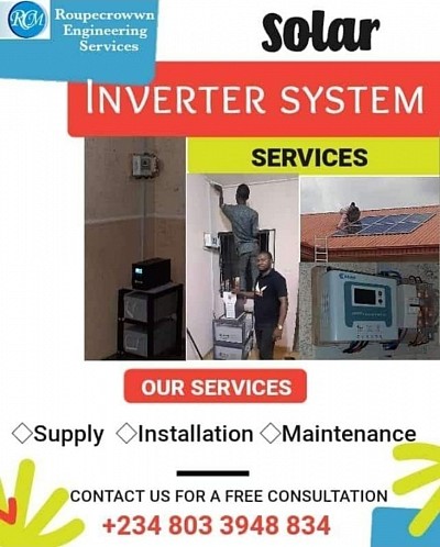Contact us for supply and installation of a reliable Solar Inverter System today and say bye bye to electricity instability.